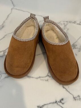 BearPaw Kids Brown Moccasin Slippers